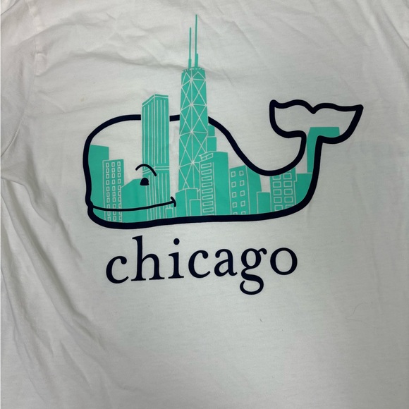 White vineyard vines long sleeve chicago shirt‎ - Picture 4 of 6